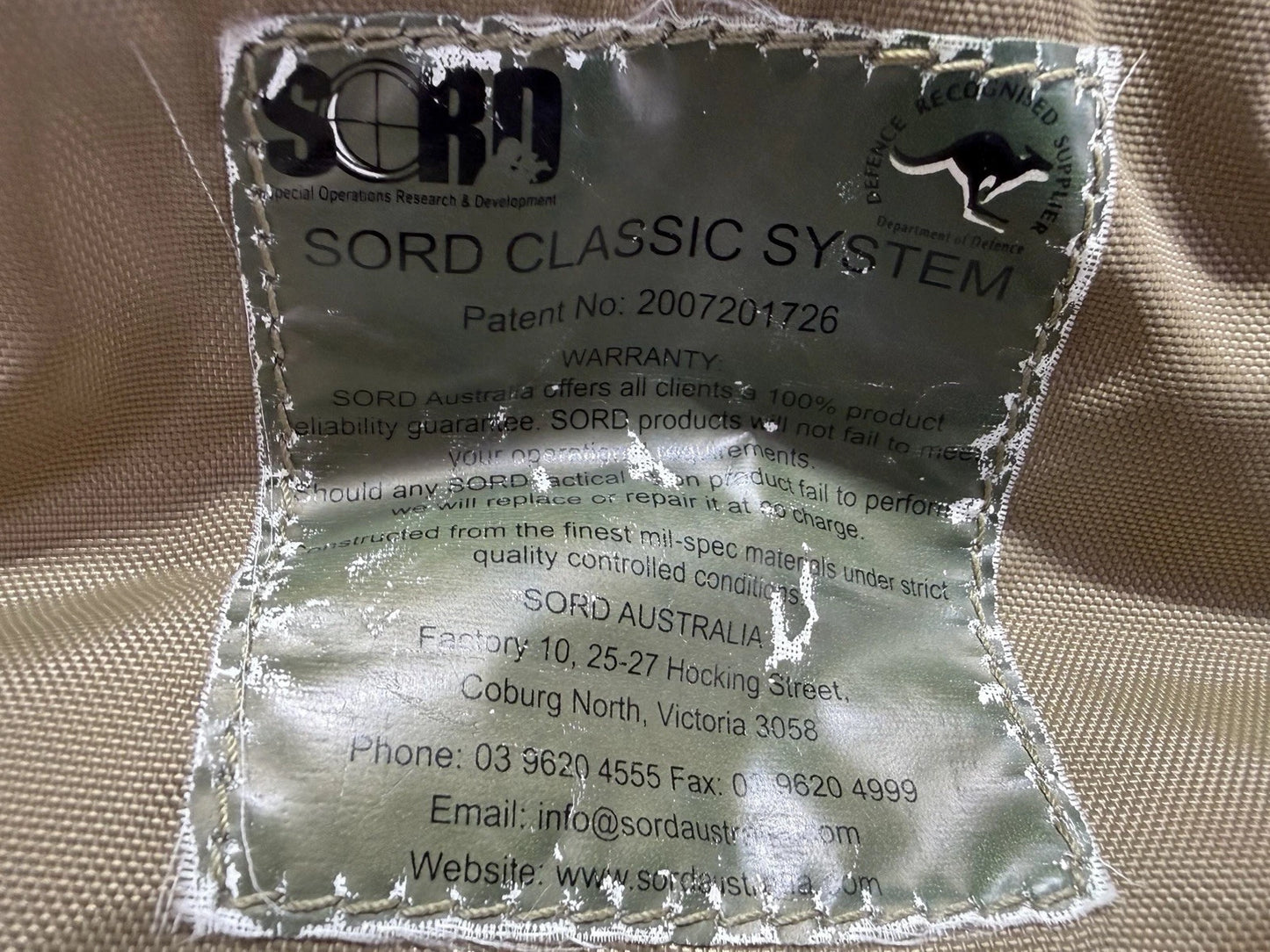 SORD Classic System Chest Rig with Added Multicam Pouches