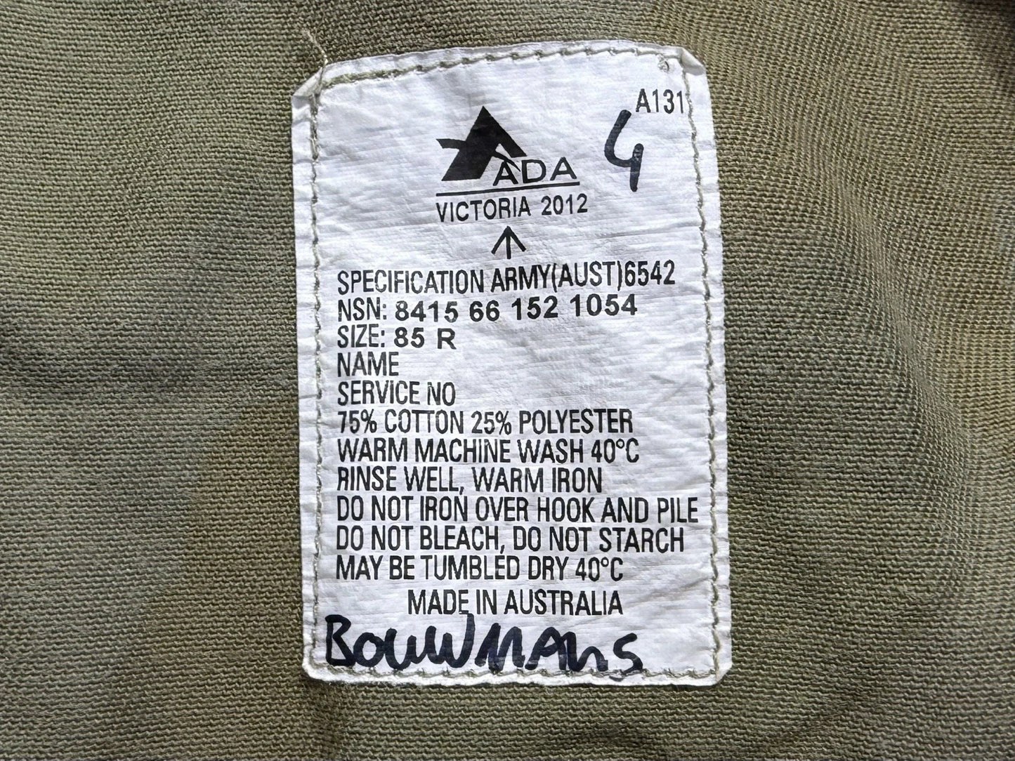 Australian Army DPCU Set