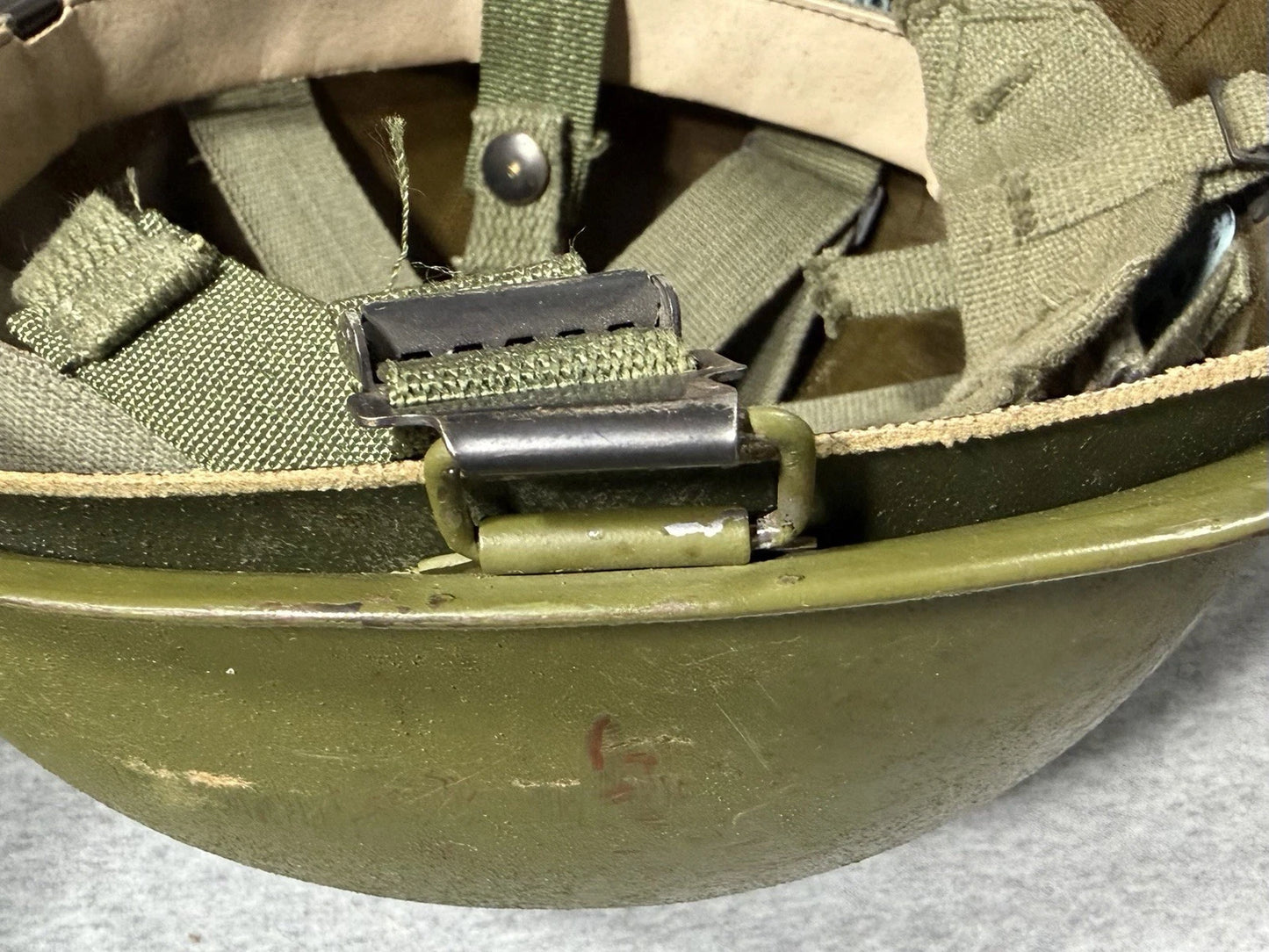 Post War American M1 Helmet With Liner