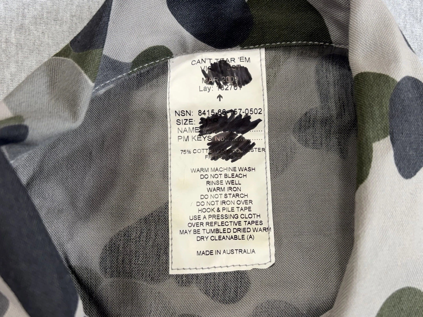 Royal Australian Navy DPNU Clothing Set