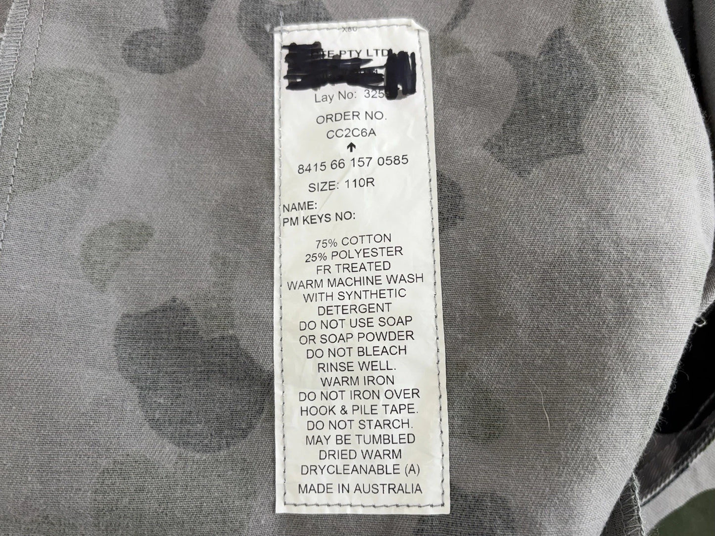 Royal Australian Navy DPNU Clothing Set