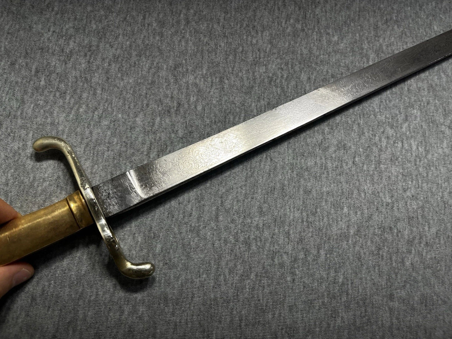 German Prussian M1871 Engraved Short Sword