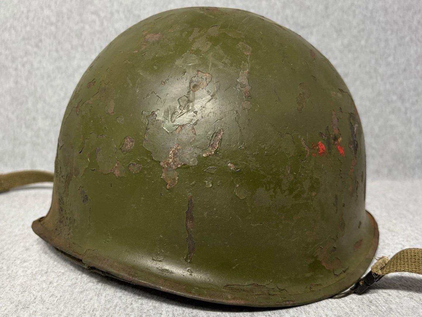 WW2 US Rear Seam M1 Helmet