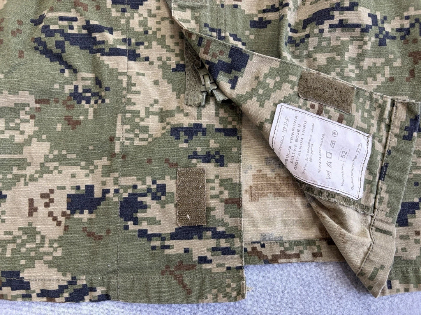 Croatian Military Cropat Digital Camouflage Set