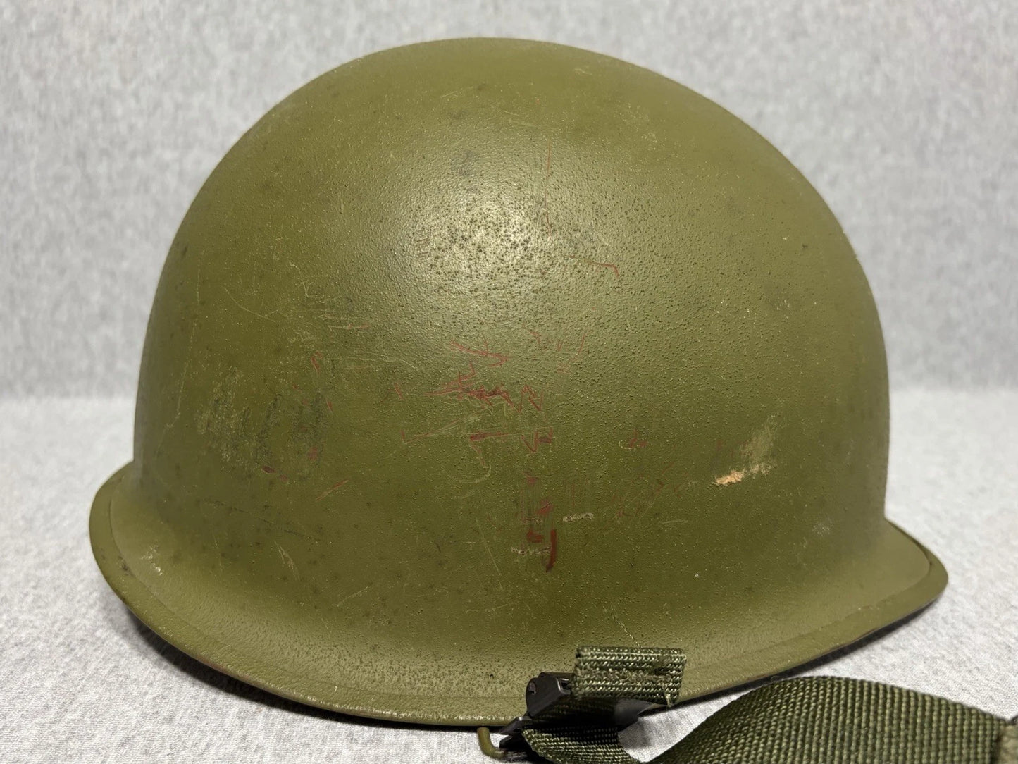 Post War American M1 Helmet With Liner