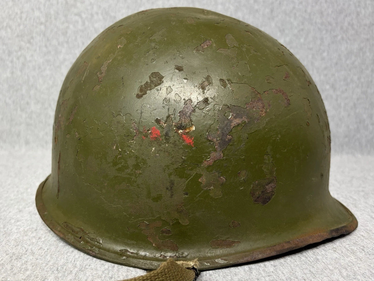WW2 US Rear Seam M1 Helmet