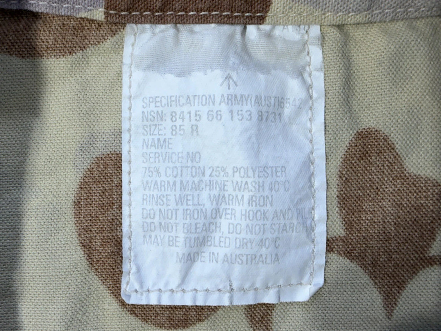 Australian Army DPDU Camo Set