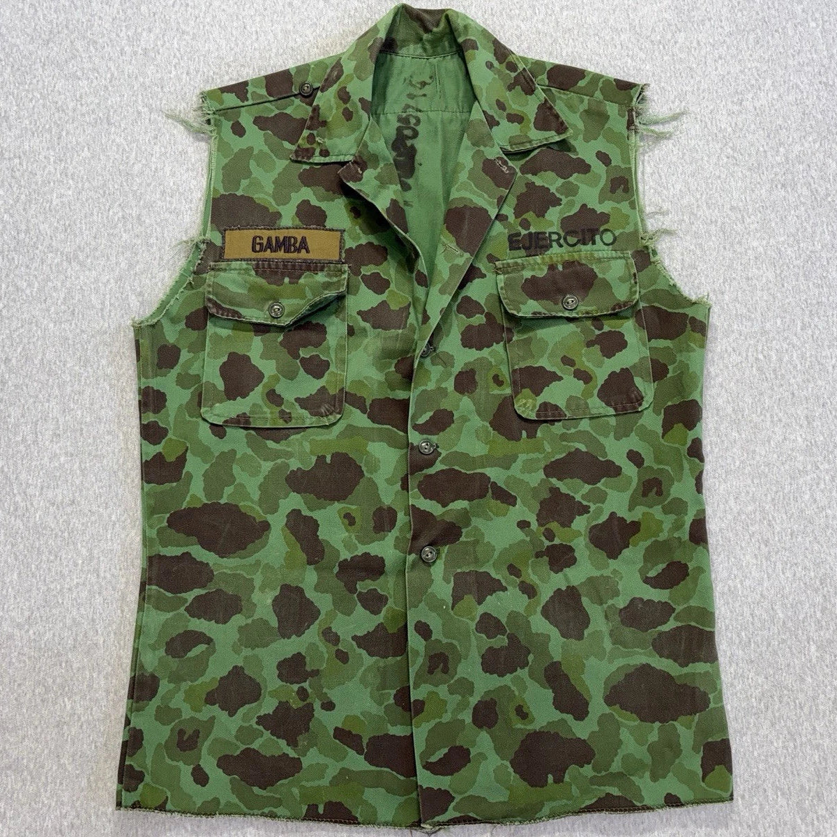 Rare Colombian Frog-Skin Camo Top