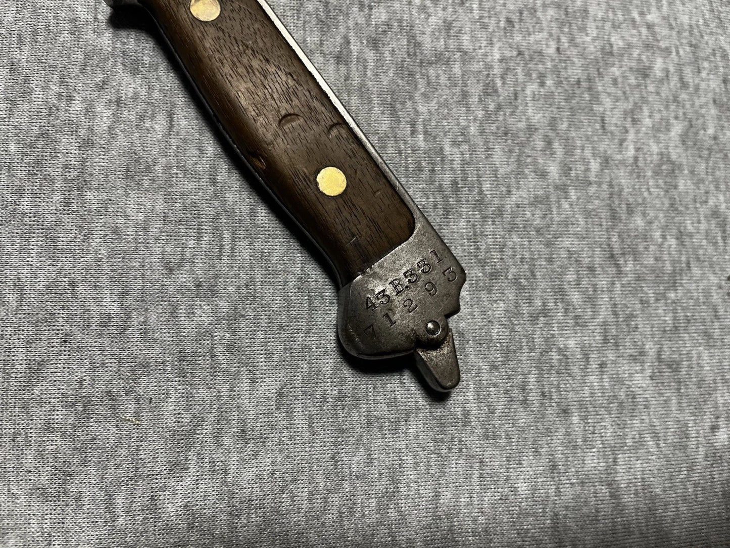 Danish M1889/10 Krag–Jørgensen Bayonet and Scabbard