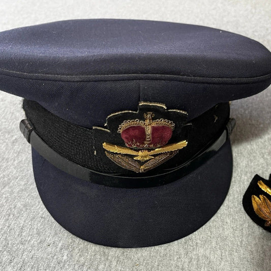 Royal Australian Air Force Visor Peak Cap With Badge Patch