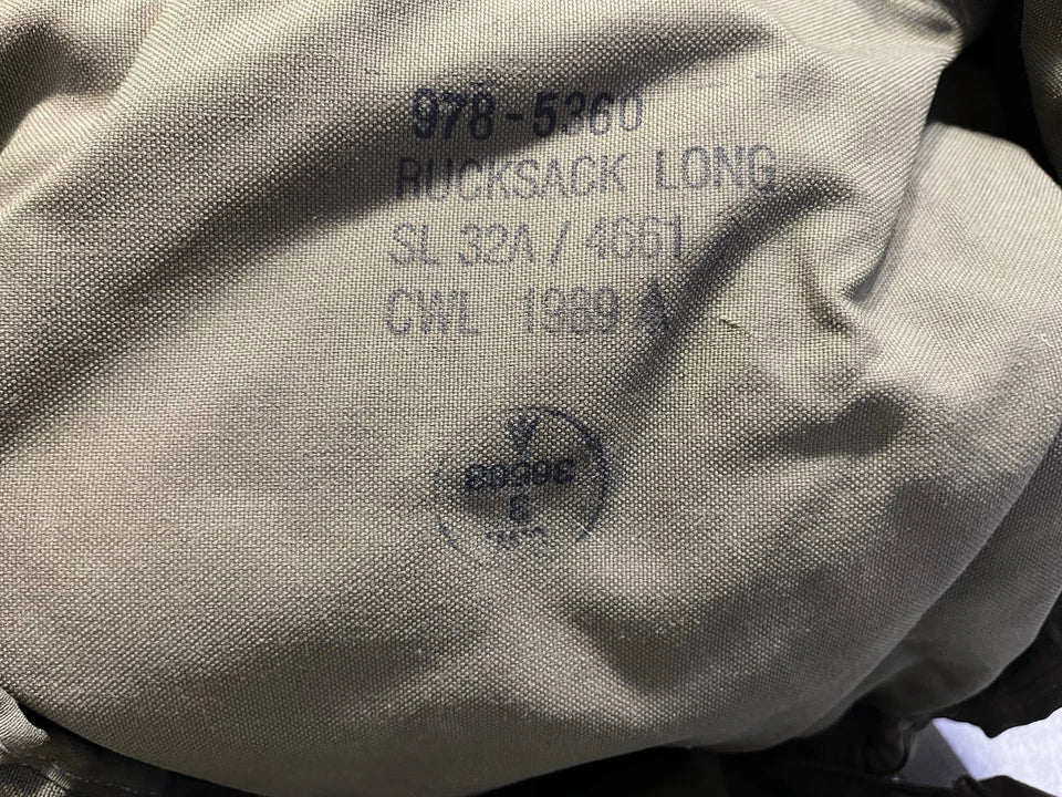 British Army Bergen Rucksack Long